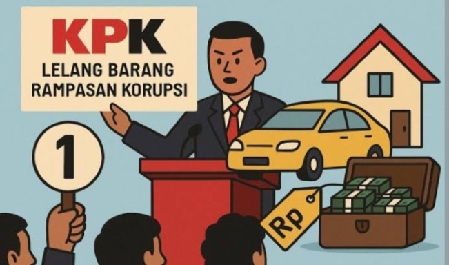 Ilustrasi lelang oleh KPK. [Int]